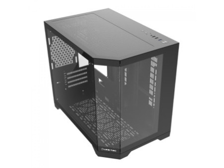 Gabinete Gamer Liketec Atlas Dark, Aquário, Mid Tower, Vidro Temperado, ATX, Sem Fonte, Sem Fans, Preto