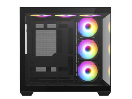 Gabinete Gamer Liketec Atlas Snow, Aquário, Mid Tower, Vidro Temperado, ATX, Sem Fonte, Sem Fans, Branco