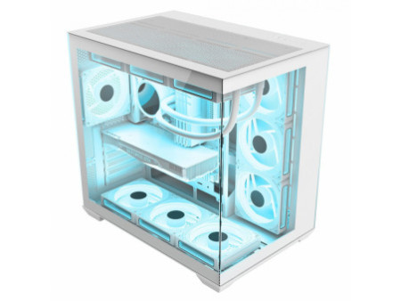 Gabinete Liketec The Rock Office, Mid Tower, MATX, Sem Fonte, Sem Fans, Preto