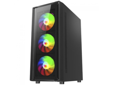 Gabinete Gamer Liketec Storm Mesh, Mid Tower, Vidro Temperado, ATX, Sem Fonte, Com 3 Fans