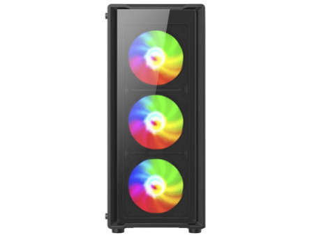 Gabinete Gamer Liketec Storm Mesh, Mid Tower, Vidro Temperado, ATX, Sem Fonte, Com 3 Fans