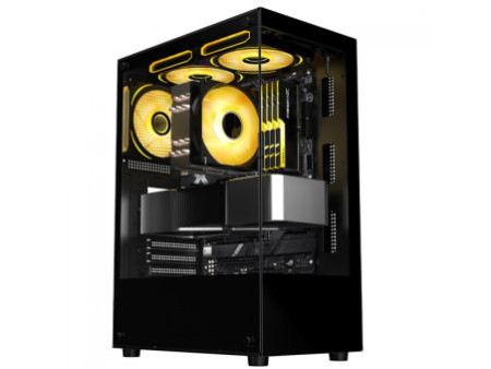 Gabinete Gamer Liketec Opera Snow, Mid Tower, Vidro Temperado, M-ATX, White, Sem Fonte, Sem Fan, LC-CB-OPERA-2085