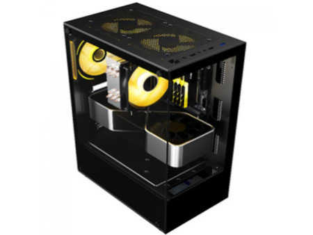 Gabinete Gamer Liketec Opera Snow, Mid Tower, Vidro Temperado, M-ATX, White, Sem Fonte, Sem Fan, LC-CB-OPERA-2085