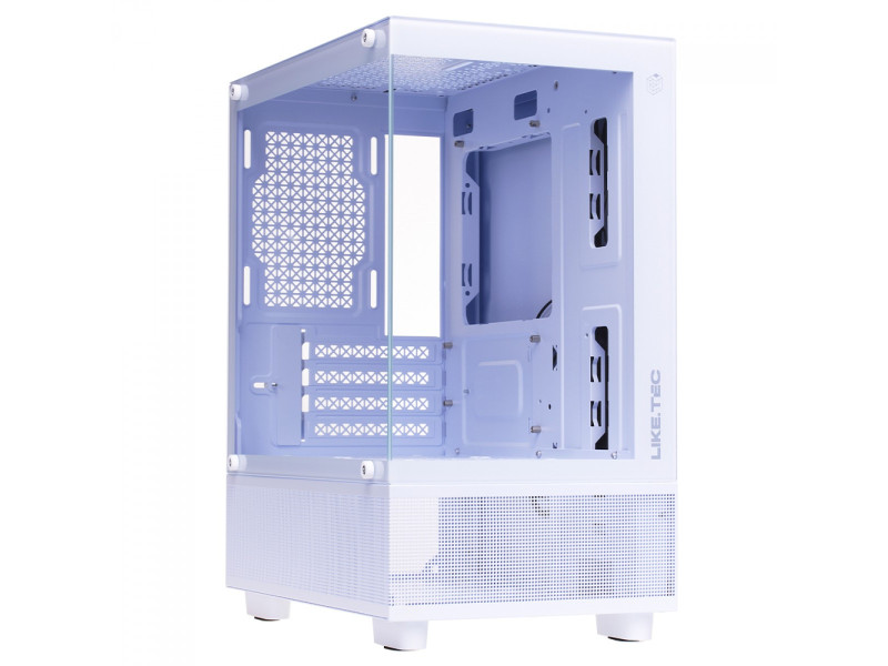 Gabinete Gamer Liketec Opera Dark, Mid Tower, Vidro Temperado, M-ATX, Black, Sem Fonte, Sem Fan, LC-CB-OPERA-2086