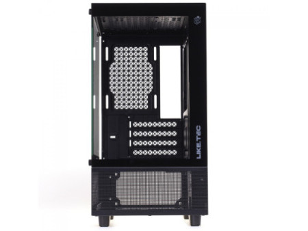 Gabinete Gamer Liketec Heydar Snow, Mid Tower, Cube Design, ATX, Vidro Temperado, Branco, Sem Fan, LC-CB-HEYDAR-2087