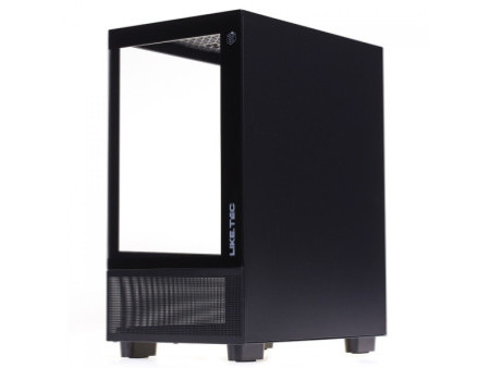 Gabinete Gamer Liketec Heydar Snow, Mid Tower, Cube Design, ATX, Vidro Temperado, Branco, Sem Fan, LC-CB-HEYDAR-2087