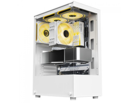 Gabinete Liketec Office Compacto C3, Mid Tower, MATX, Black, Sem Fonte, LC-MT-OFFICEC3-2023