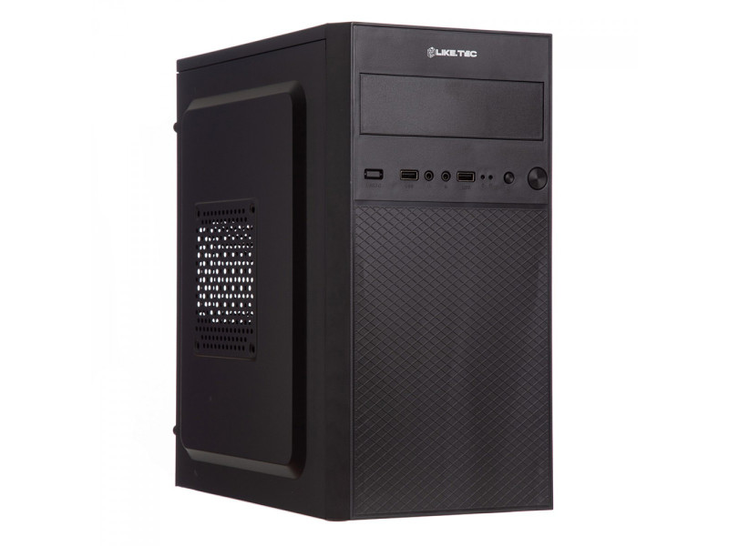 Gabinete Liketec Office Flow, Mid Tower, ATX, Preto, Sem Fonte, Sem Fan