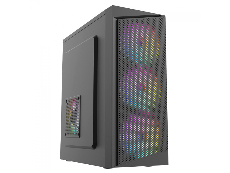 Gabinete Gamer Liketec Craft Snow RGB, Mid Tower, Acrílico, M-ATX, White, Sem Fonte, Sem Fan