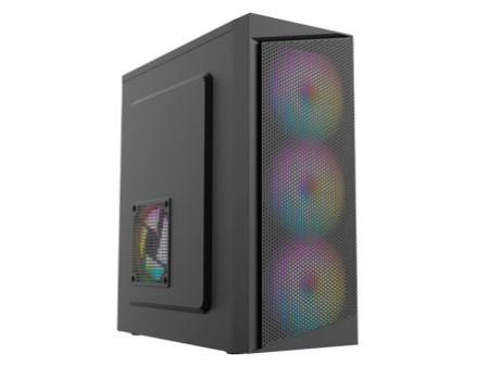 Gabinete Gamer Liketec Craft Snow RGB, Mid Tower, Acrílico, M-ATX, White, Sem Fonte, Sem Fan