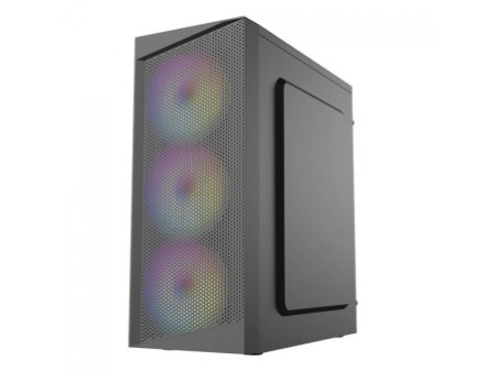 Gabinete Gamer Liketec Craft Snow RGB, Mid Tower, Acrílico, M-ATX, White, Sem Fonte, Sem Fan