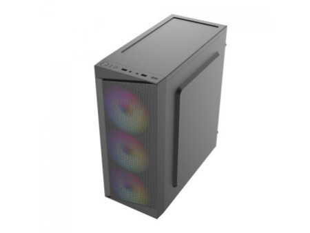 Gabinete Gamer Liketec Craft Snow RGB, Mid Tower, Acrílico, M-ATX, White, Sem Fonte, Sem Fan