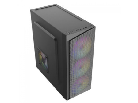 Gabinete Gamer Liketec Craft Snow RGB, Mid Tower, Acrílico, M-ATX, White, Sem Fonte, Sem Fan