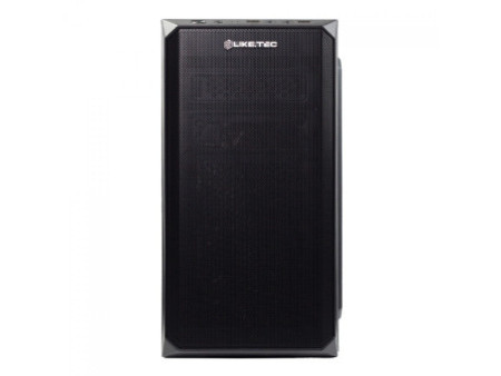Gabinete Gamer Liketec Madness, Cube Design, Mid Tower, Vidro Temperado, M-ATX, Black, Sem Fonte, Sem Fans