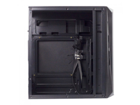 Gabinete Gamer Liketec Madness, Cube Design, Mid Tower, Vidro Temperado, M-ATX, Black, Sem Fonte, Sem Fans