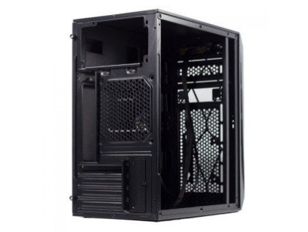 Gabinete Gamer Liketec Madness, Cube Design, Mid Tower, Vidro Temperado, M-ATX, Black, Sem Fonte, Sem Fans