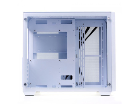 Gabinete Gamer Liketec Matrix RGB, Mid Tower, Vidro Temperado, ATX, Black, Sem Fonte, Com 3 Fans RGB