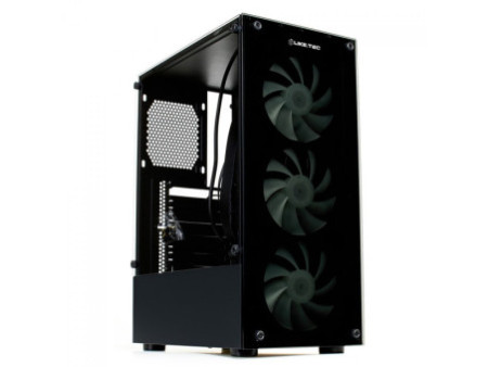 Gabinete Gamer Liketec Unreal Dark, Cube Design, Mid Tower, Vidro Temperado, E-ATX, Black, Sem Fonte, Sem Fans