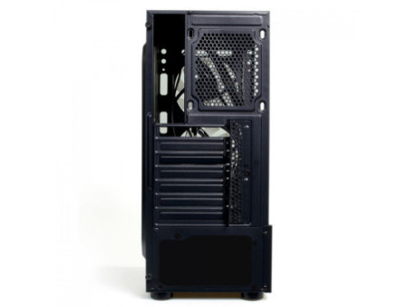 Gabinete Gamer Liketec Unreal Dark, Cube Design, Mid Tower, Vidro Temperado, E-ATX, Black, Sem Fonte, Sem Fans