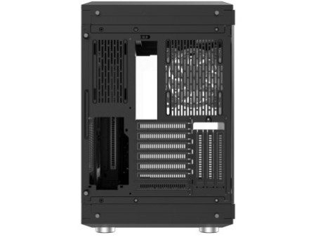 Gabinete Gamer Liketec Unreal Snow, Cube Design, Mid Tower, Vidro Temperado, E-ATX, White, Sem Fonte, Sem Fans
