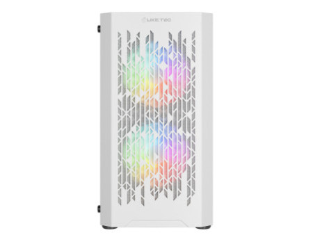 Gabinete Gamer Liketec Dark Revolution, RGB, Mid Tower, Vidro Temperado, M-ATX, Black, Sem Fonte, Com 3 Fans, LC-MT-REVOLUTION-2