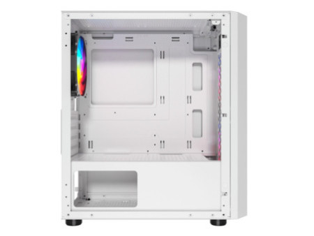 Gabinete Gamer Liketec Dark Revolution, RGB, Mid Tower, Vidro Temperado, M-ATX, Black, Sem Fonte, Com 3 Fans, LC-MT-REVOLUTION-2