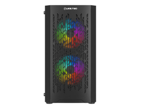 Gabinete Gamer Liketec Craft RGB, Mid Tower, Acrílico, M-ATX, Black, Sem Fonte, Sem Fan, LC-MT-CRAFT-2021