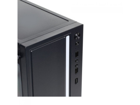 Gabinete Gamer Liketec Craft RGB, Mid Tower, Acrílico, M-ATX, Black, Sem Fonte, Com 1 Fan, LC-MT-CRAFT-2027