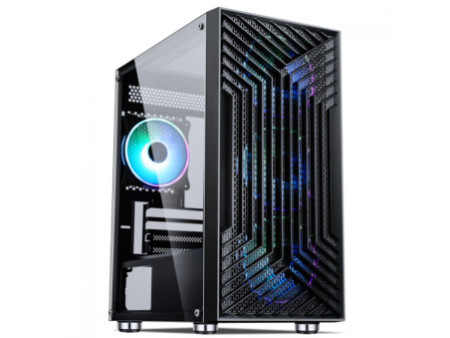 Gabinete Liketec Office Compacto C3, Mid Tower, MATX, Black, Sem Fonte, LC-MT-COMPACTOV-2048