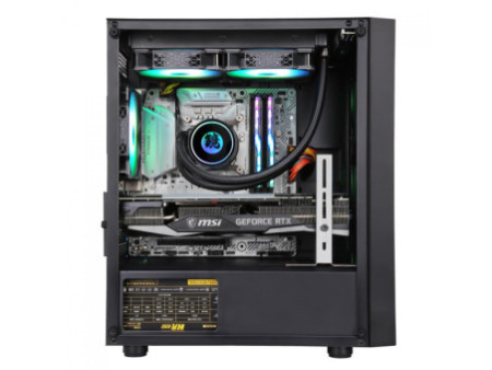 Gabinete Liketec Office Compacto C3, Mid Tower, MATX, Black, Sem Fonte, LC-MT-COMPACTOV-2048