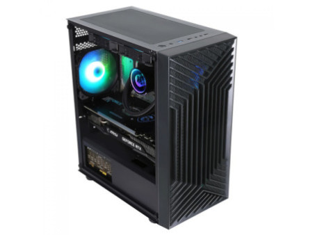 Gabinete Liketec Office Compacto C3, Mid Tower, MATX, Black, Sem Fonte, LC-MT-COMPACTOV-2048