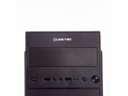 Gabinete Liketec One V2 RGB, Mid Tower, mATX, Black, Sem Fonte, Sem Fan, LC-MT-ONEV2-2057