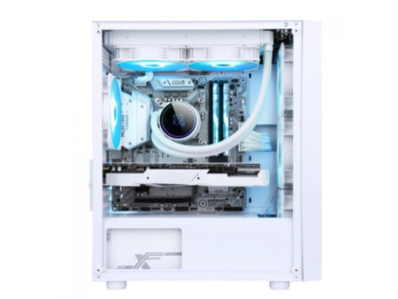 Gabinete Gamer Liketec Mad Rock, Mid Tower, Vidro Temperado, ARGB, M-ATX,  Black, Sem Fonte, Com 4 Fans, LC-CB3X2-MADROCK-2041