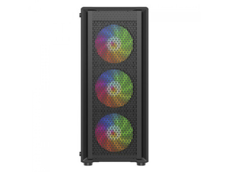 Gabinete Gamer Liketec Sigma, RGB, Mid Tower, Vidro Temperado, ATX, Sem Fonte, Com 4 Fans, LC-MT-SIGMA-2023