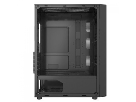 Gabinete Gamer Liketec Matrix RGB, Mid Tower, Vidro Temperado, ATX, Black, Sem Fonte, Com 3 Fans