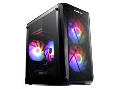 Gabinete Liketec One RGB, Mid Tower, mATX, Black, Sem Fonte, Sem Fan
