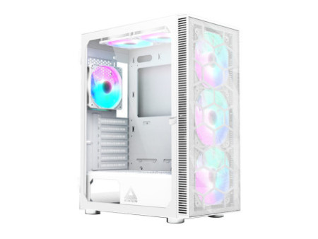 Gabinete Gamer Montech X3 Glass, Mid Tower, White, ATX, 6 Fans, Vidro Temperado