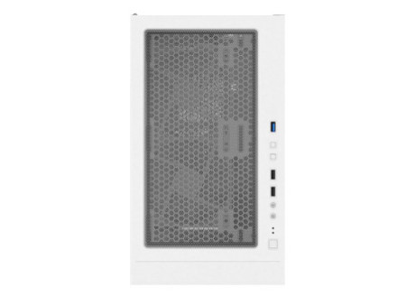 Gabinete Gamer Montech X3 Glass, Mid Tower, White, ATX, 6 Fans, Vidro Temperado