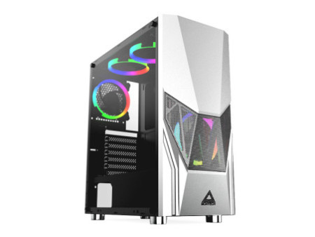 Gabinete Gamer Montech King 95 PRO, ARGB, Mid Tower, Vidro Temperado, ATX, Rose Gold, Sem Fonte, Com 6 Fans