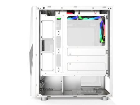 Gabinete Gamer Montech King 95 PRO, ARGB, Mid Tower, Vidro Temperado, ATX, Rose Gold, Sem Fonte, Com 6 Fans