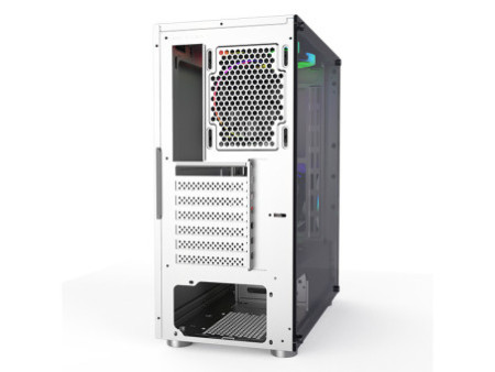 Gabinete Gamer Montech King 95 PRO, ARGB, Mid Tower, Vidro Temperado, ATX, Rose Gold, Sem Fonte, Com 6 Fans