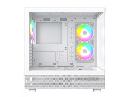 Gabinete Gamer Montech Sky Two GX, Mid Tower, Vidro Temperado, E-ATX, Black, Sem Fonte, Com 3 Fans ARGB