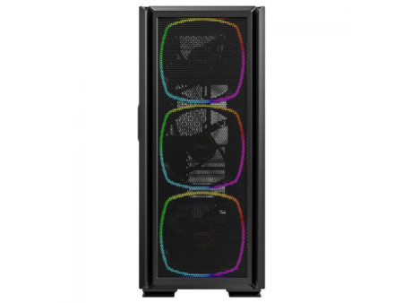 Gabinete Gamer Montech King 95, ARGB, Mid Tower, Vidro Temperado, ATX, White, Sem Fonte, Sem Fan