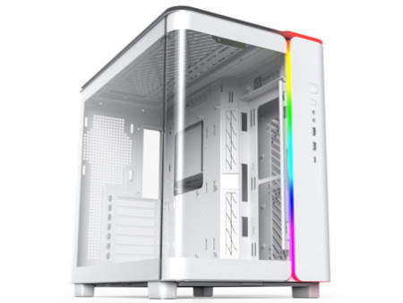 Gabinete Gamer Montech King 95 PRO, ARGB, Mid Tower, Vidro Temperado, ATX, White, Sem Fonte, Com 6 Fans