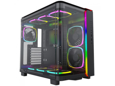 Gabinete Gamer Montech Air 903 Max, Mid Tower, E-ATX, White, Sem Fonte, Com 4 Fans