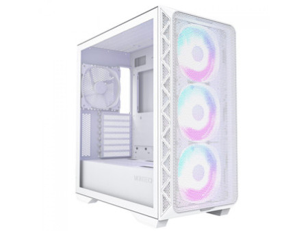 Gabinete Gamer Montech Air 903 Base, Mid Tower, E-ATX, White, Sem Fonte, Com 3 Fans