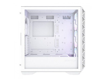 Gabinete Gamer Montech Air 903 Base, Mid Tower, E-ATX, White, Sem Fonte, Com 3 Fans