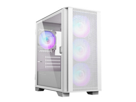 Gabinete Gamer Montech X2 MESH, Mid Tower, Vidro Temperado, Black, ATX, Sem Fonte, Com 3 Fans Rainbow