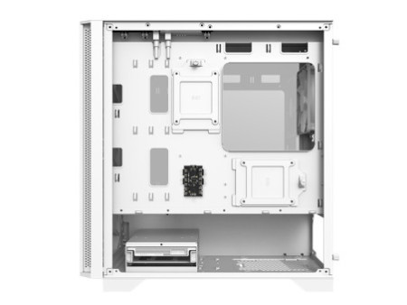 Gabinete Gamer Montech X2 MESH, Mid Tower, Vidro Temperado, Black, ATX, Sem Fonte, Com 3 Fans Rainbow