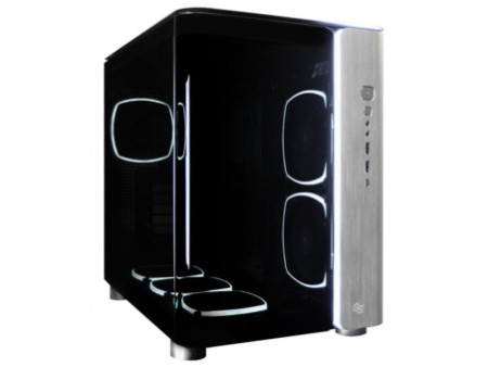 Gabinete Montech Heritage, Mini Tower, Couro e Metal, mATX, Sem Fonte, Sem Fan, Preto
